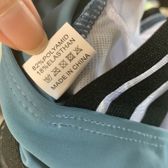 NWOT Blue Cross Front One Piece Swimsuit - Picture 7 of 7